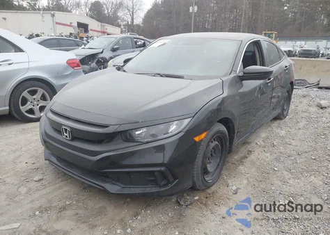 2020 Honda Civic Lx из США, поврежденный, VIN 19XFC2F63LE024653
